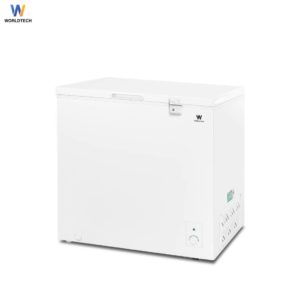 ตู้แช่ 2 ระบบ WORLDTECH รุ่น WT-FZ200 ขนาด 7 คิว ความจุ 199 ลิตร สีขาว